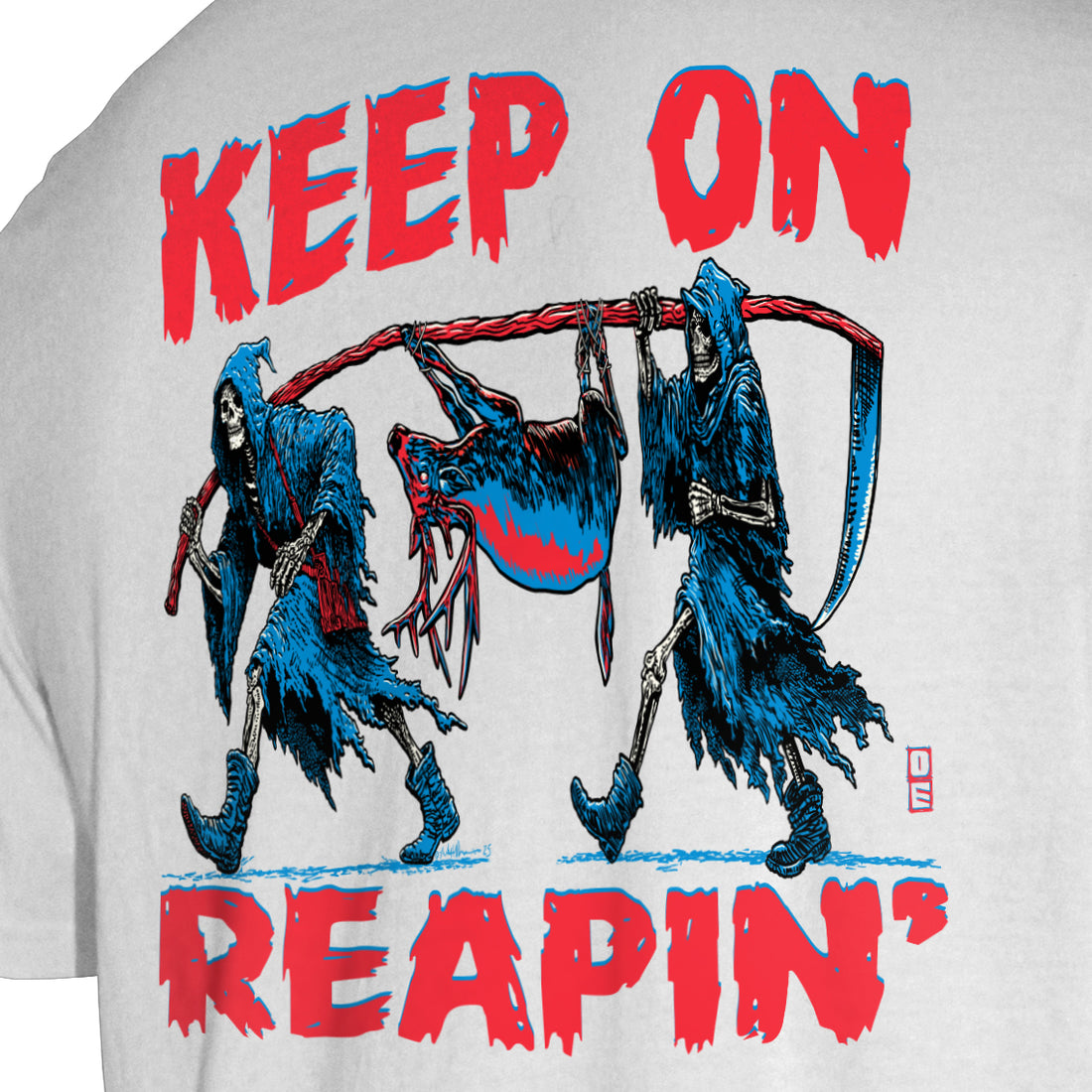 Actitud de esfuerzos al aire libre - Camiseta hecha en Estados Unidos - Iguana Go Drinking
