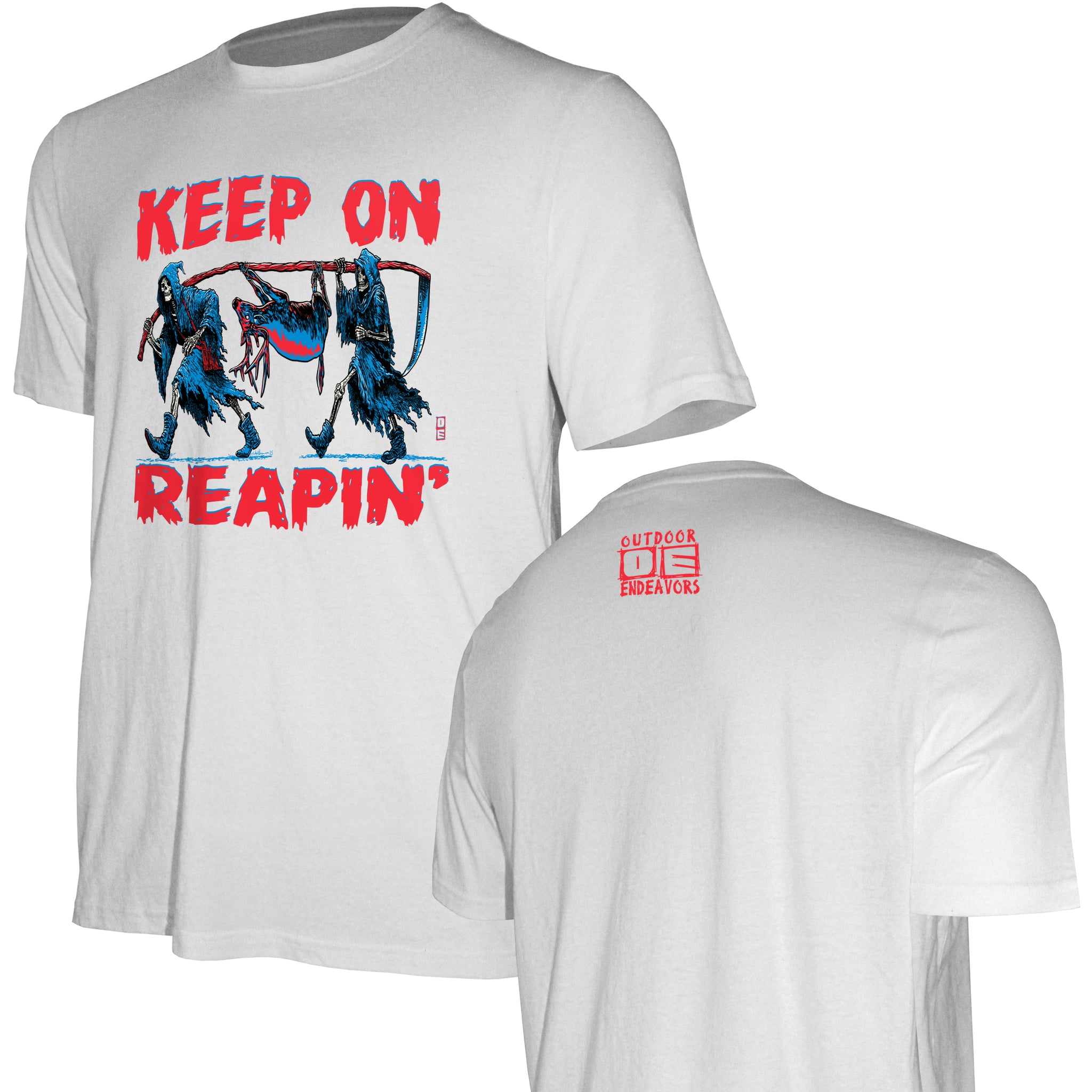 Actitud de esfuerzos al aire libre - Camiseta hecha en Estados Unidos - Iguana Go Drinking