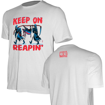 Actitud de esfuerzos al aire libre - Camiseta hecha en Estados Unidos - Iguana Go Drinking