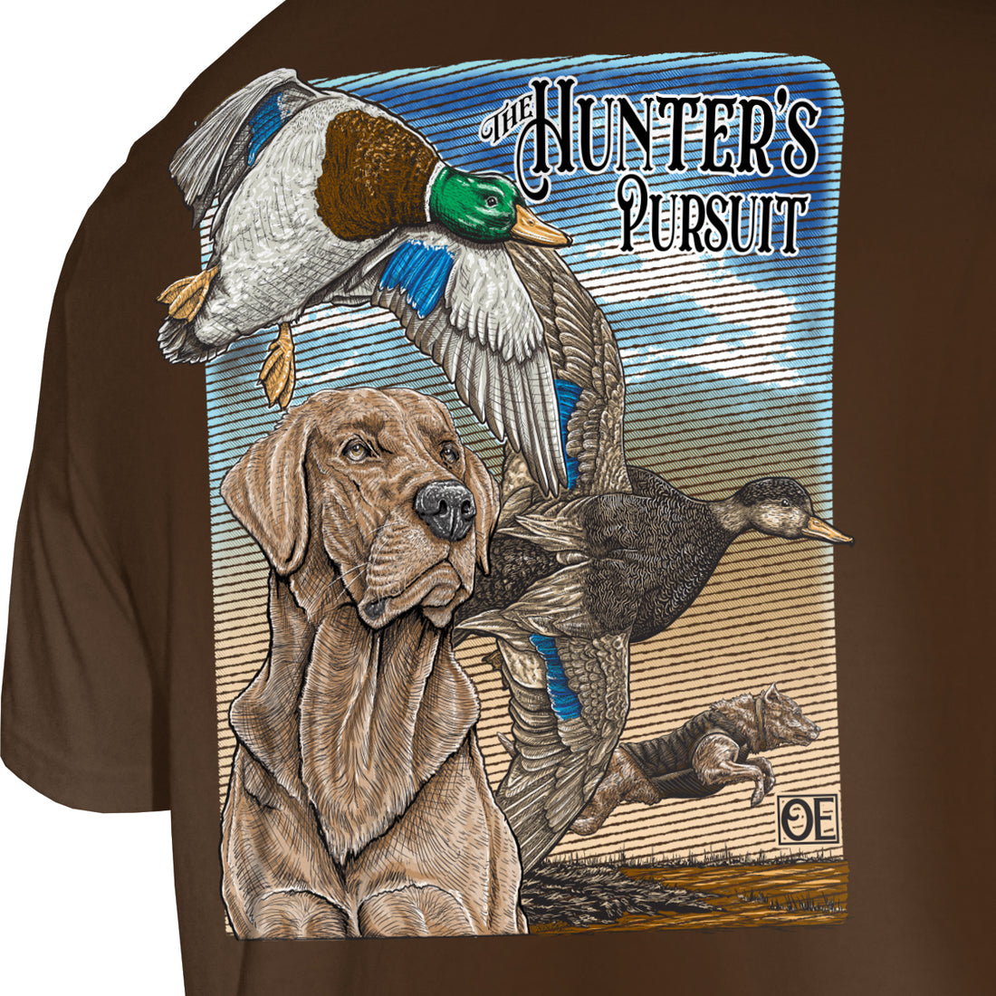 Outdoor Endeavors Classic - Camiseta hecha en Estados Unidos - Duck Hunt