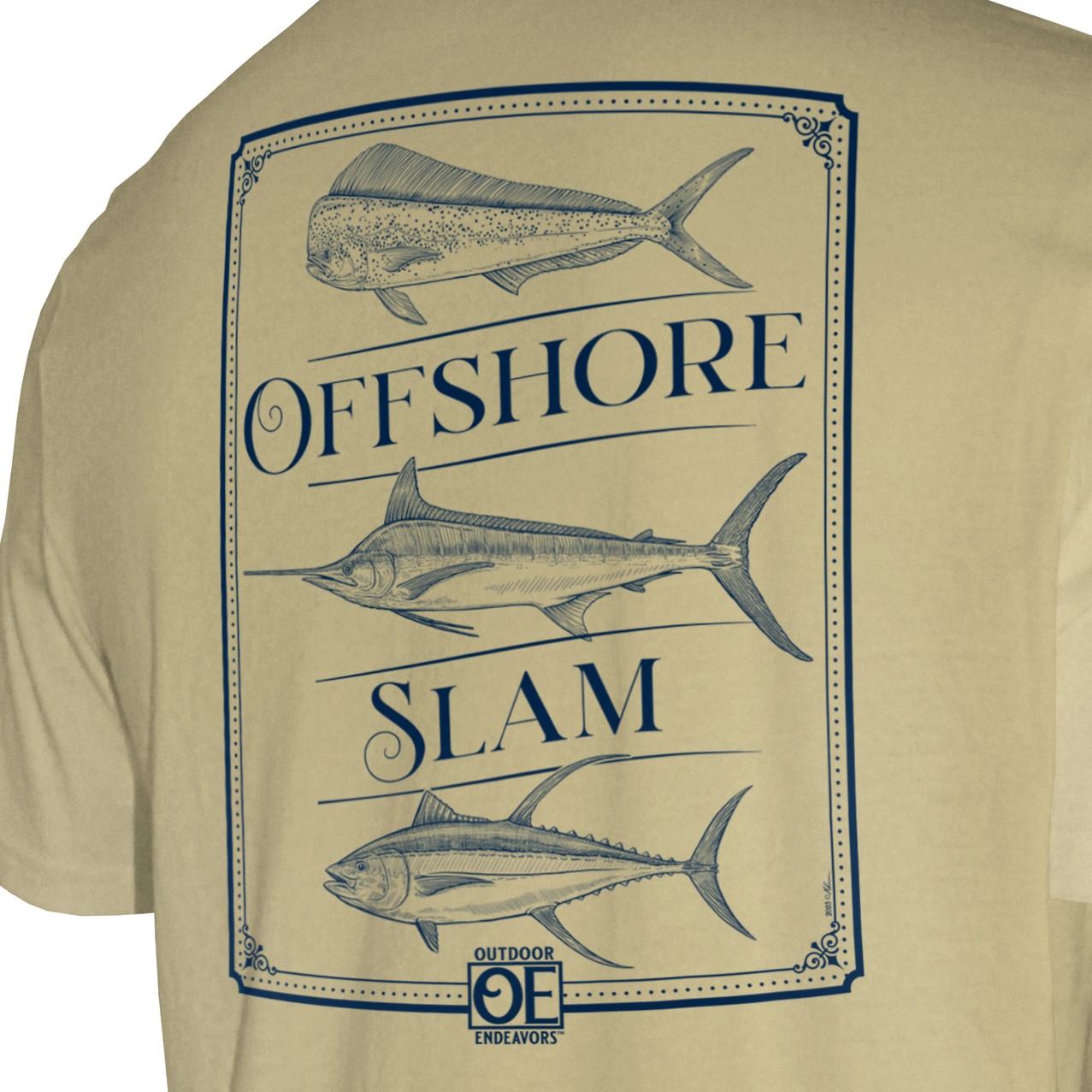 Outdoor Endeavors Classic - American Made Tee - Offshore Slam