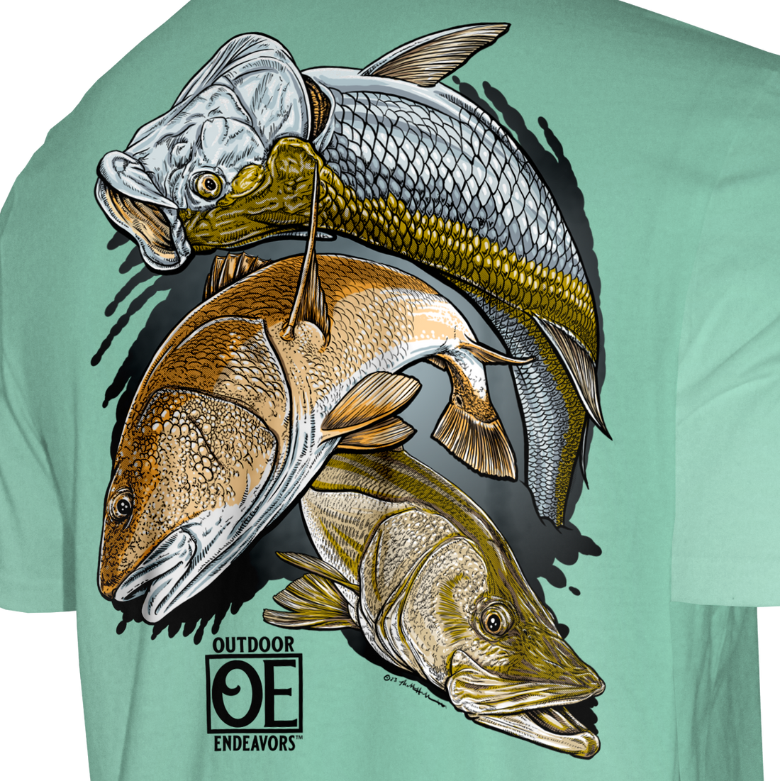 Outdoor Endeavors Classic - Camiseta hecha en Estados Unidos - Southern Flats Slam