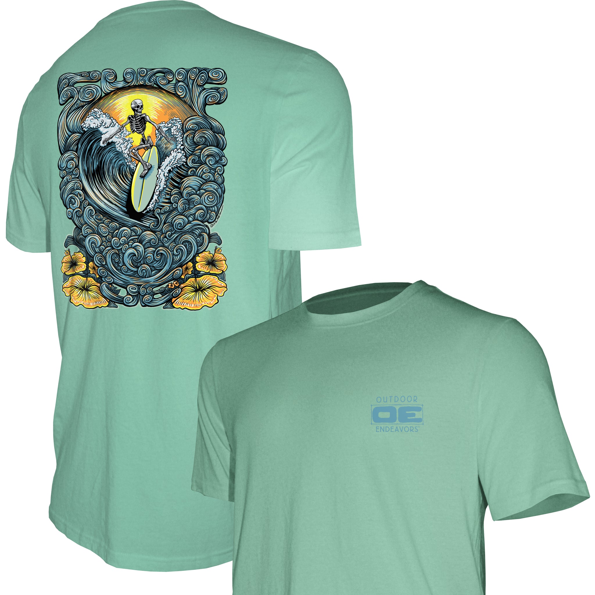 Outdoor Endeavors Out There- American Made Tee - SURF BACK
