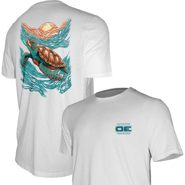 Outdoor Endeavors Spiritual - American Made Graphic Tee - Sea Turtle