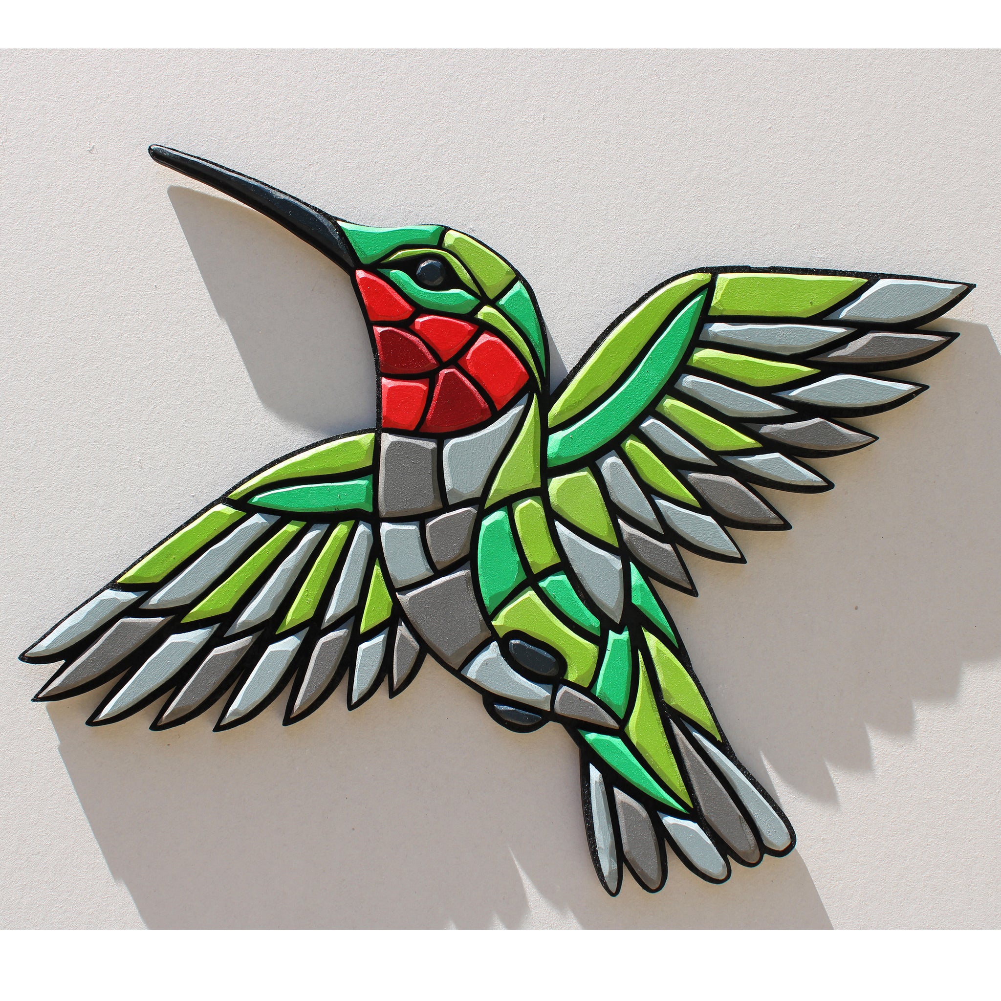 Wall Art - Limited Edition - Hummingbird 3D Wood Art
