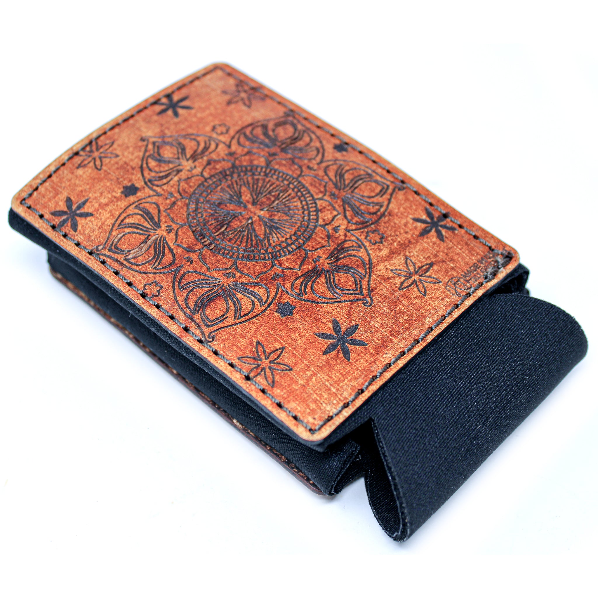 Leather Patch Drink Sleeve - Lotus Lounge