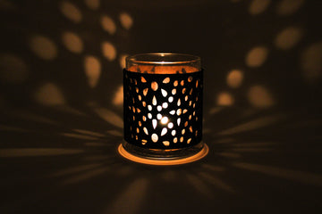 Juego de Velas Luminarias de Cuero - Noche Estrellada