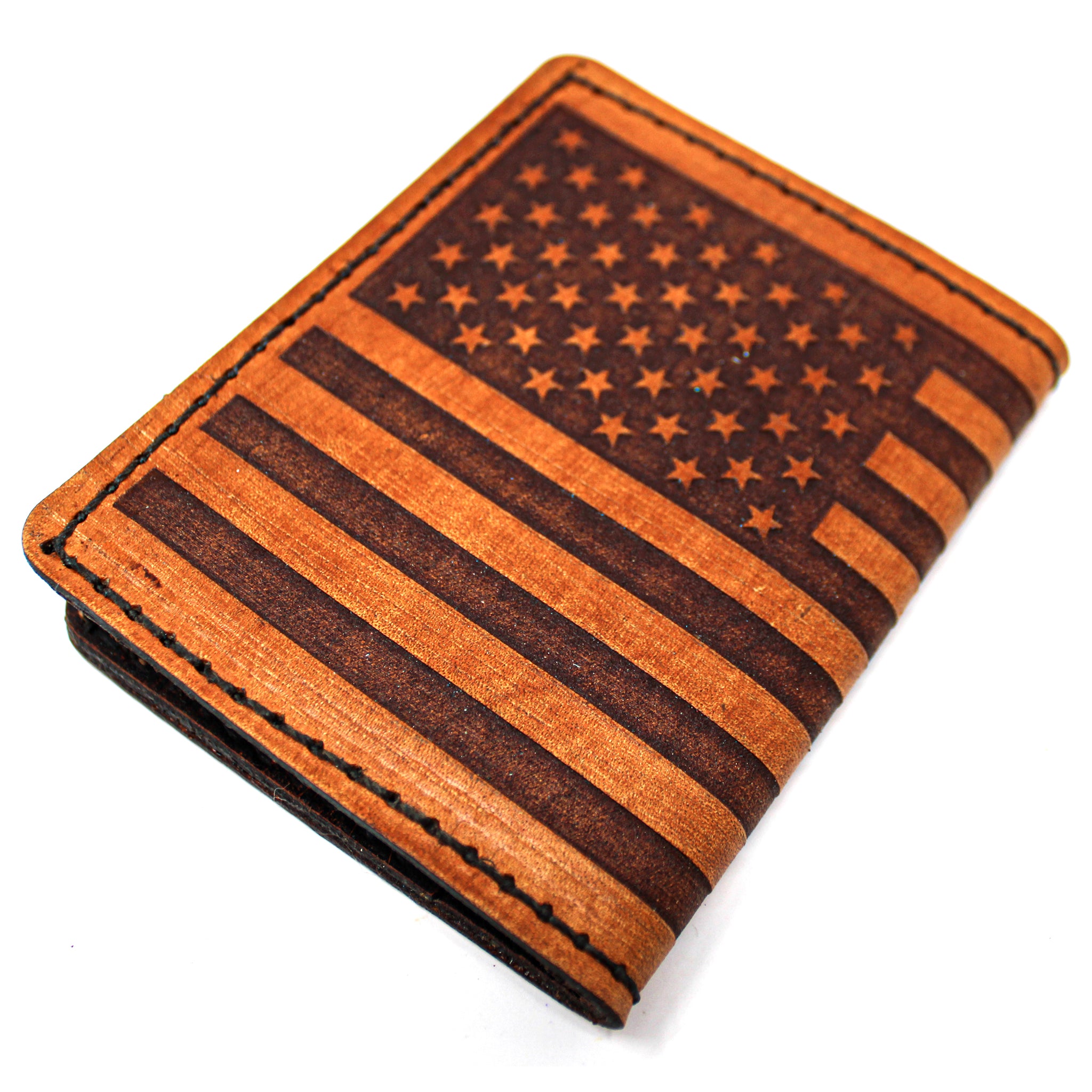 Leather Wallet - American Morning Glory