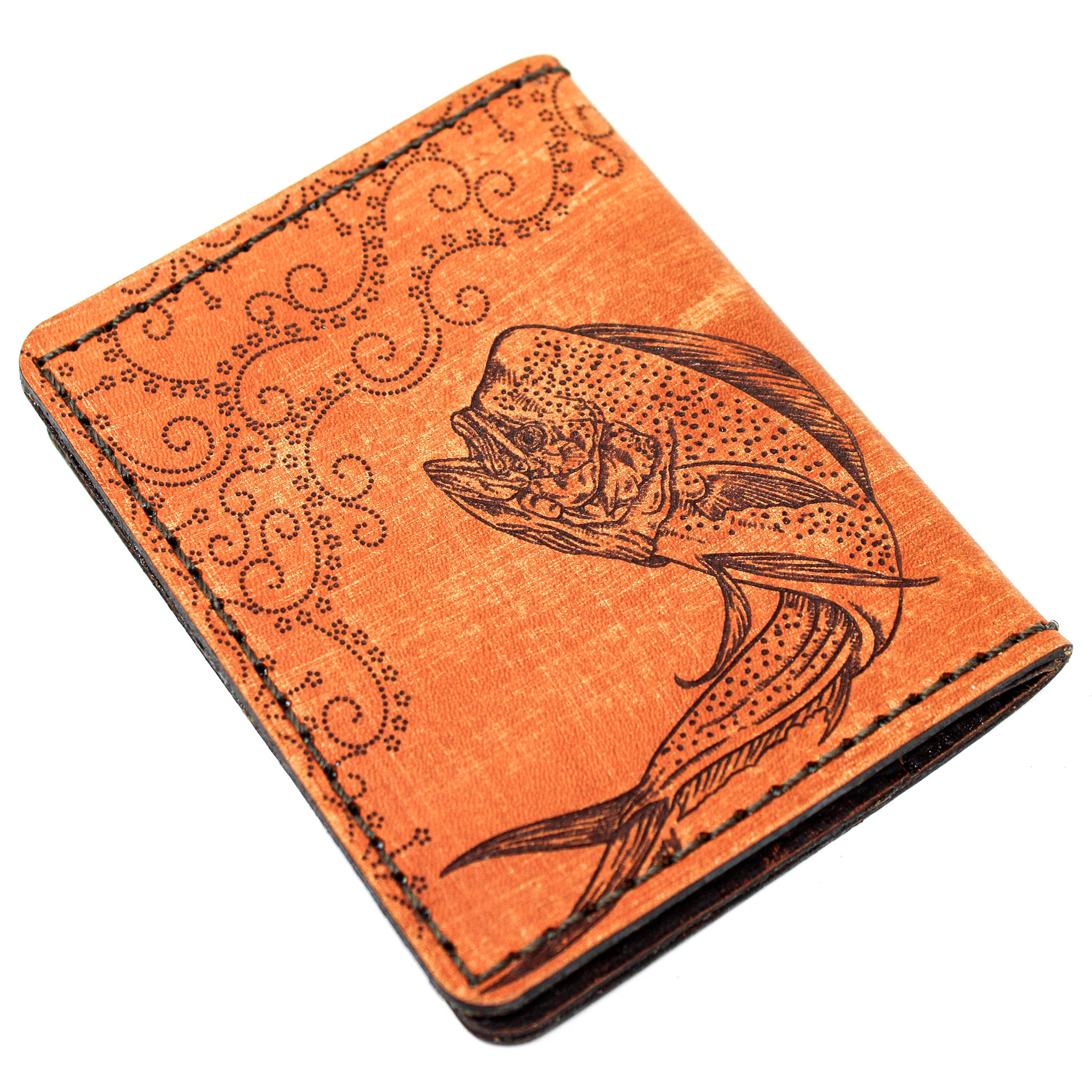 Leather Wallet -  Twisting Mahi