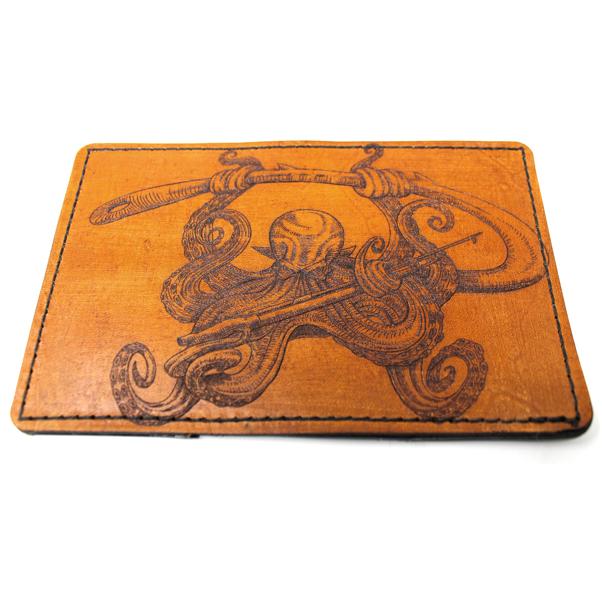 Leather Wallet -  Speargun Squidy