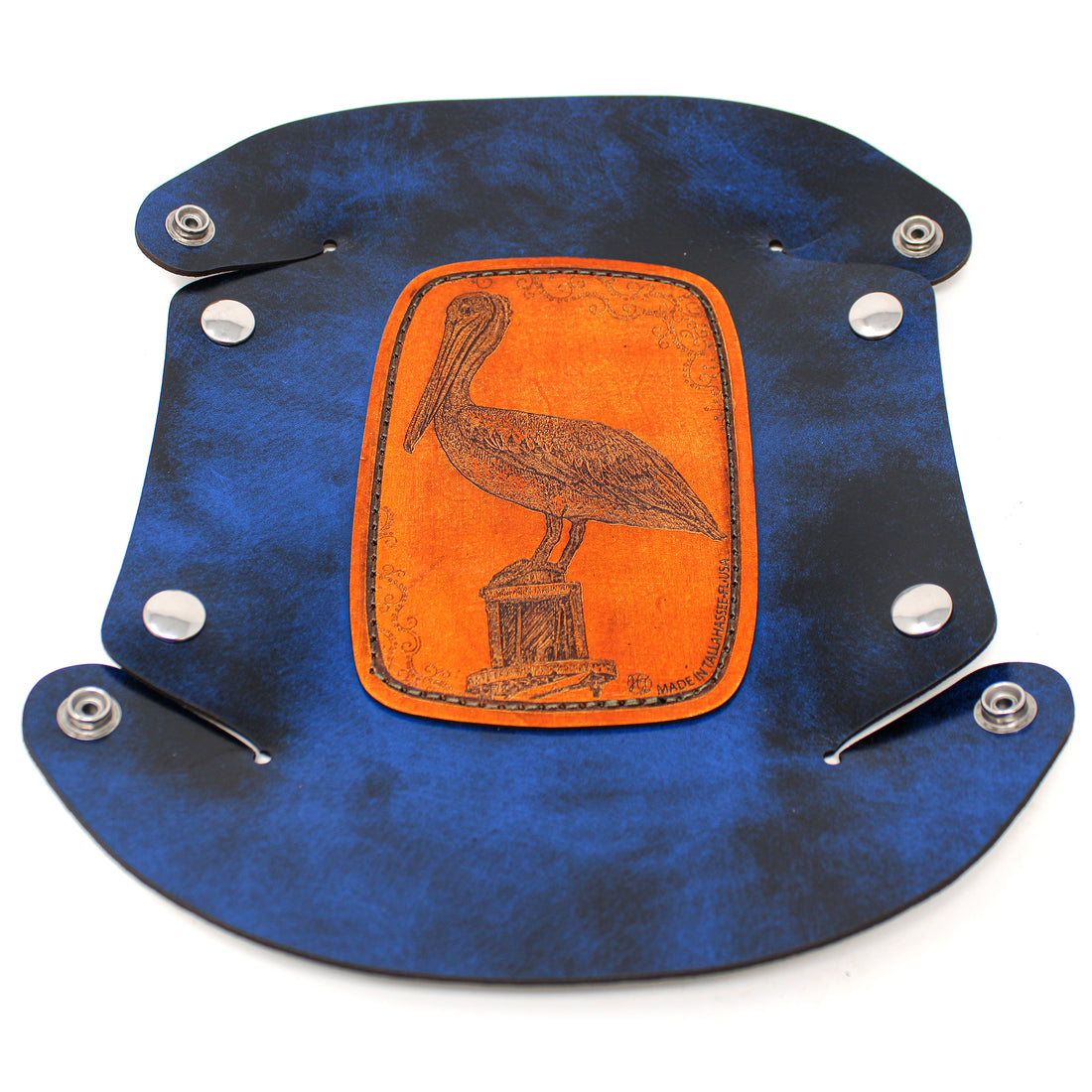 Leather Valet Tray - Brown Pelican