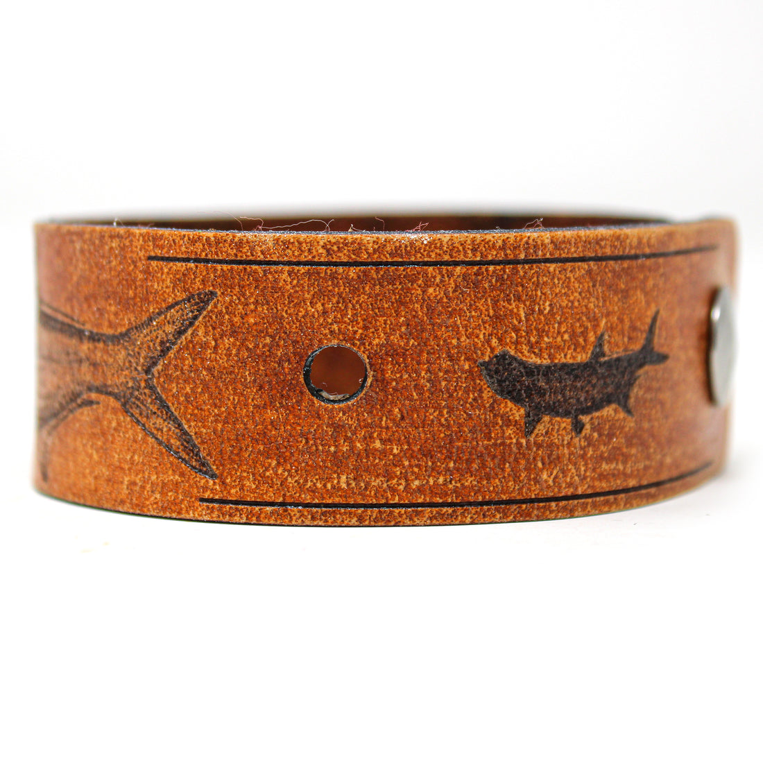 Pulsera de cuero para hombre - The Tarpon