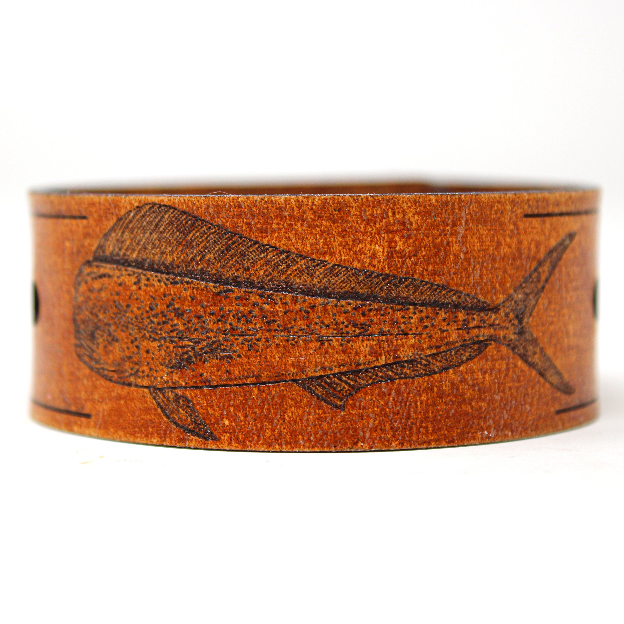 Men's Leather Wristband - The Mahi