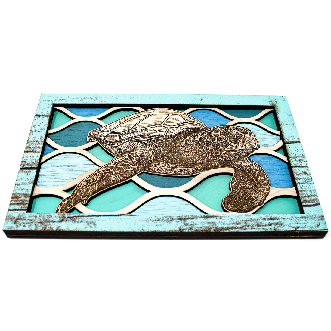 Wall Art - Sea Turtle Ripples