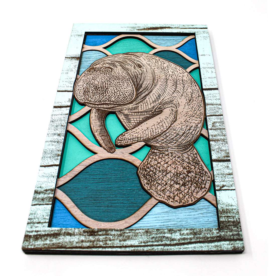 Wall Art - Manatee Ripples