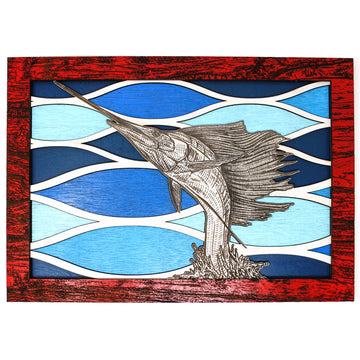 Wall Art - Sailfish Ripples