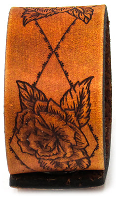 Women's Leather Cuff - Rose Garden Cuff