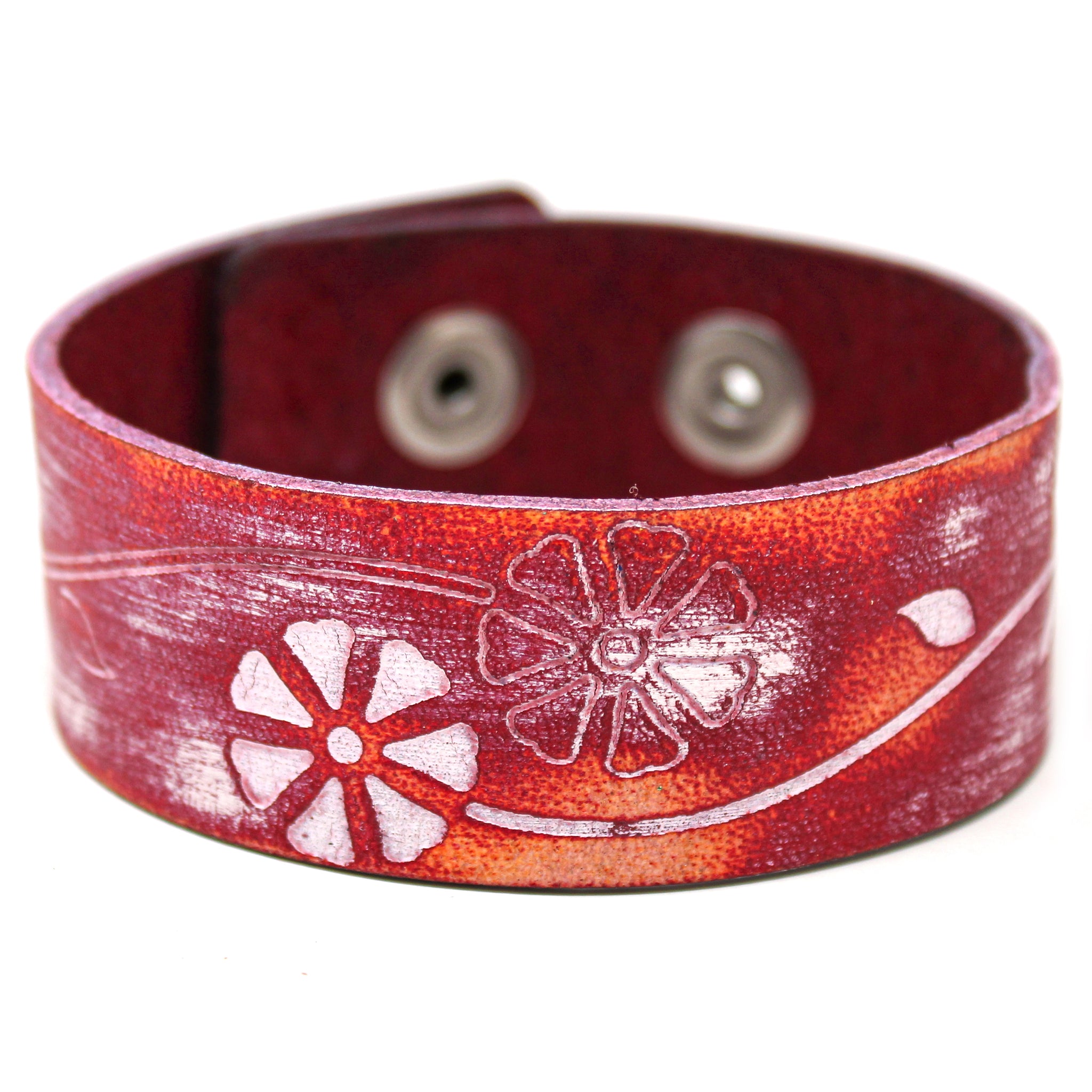 Women's Leather Bracelet - Flower Shade