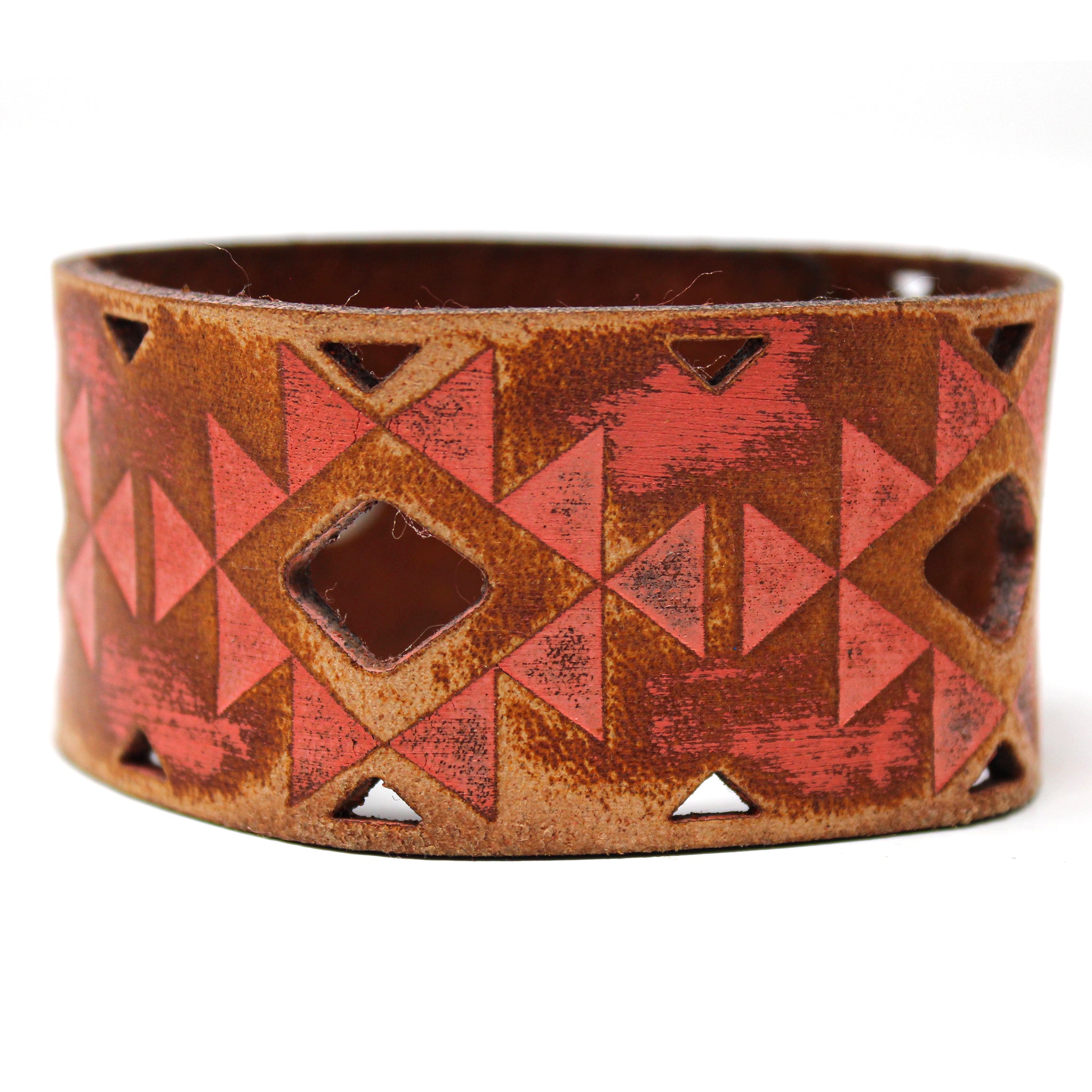 Women's Leather Bracelet - Geo Tribal