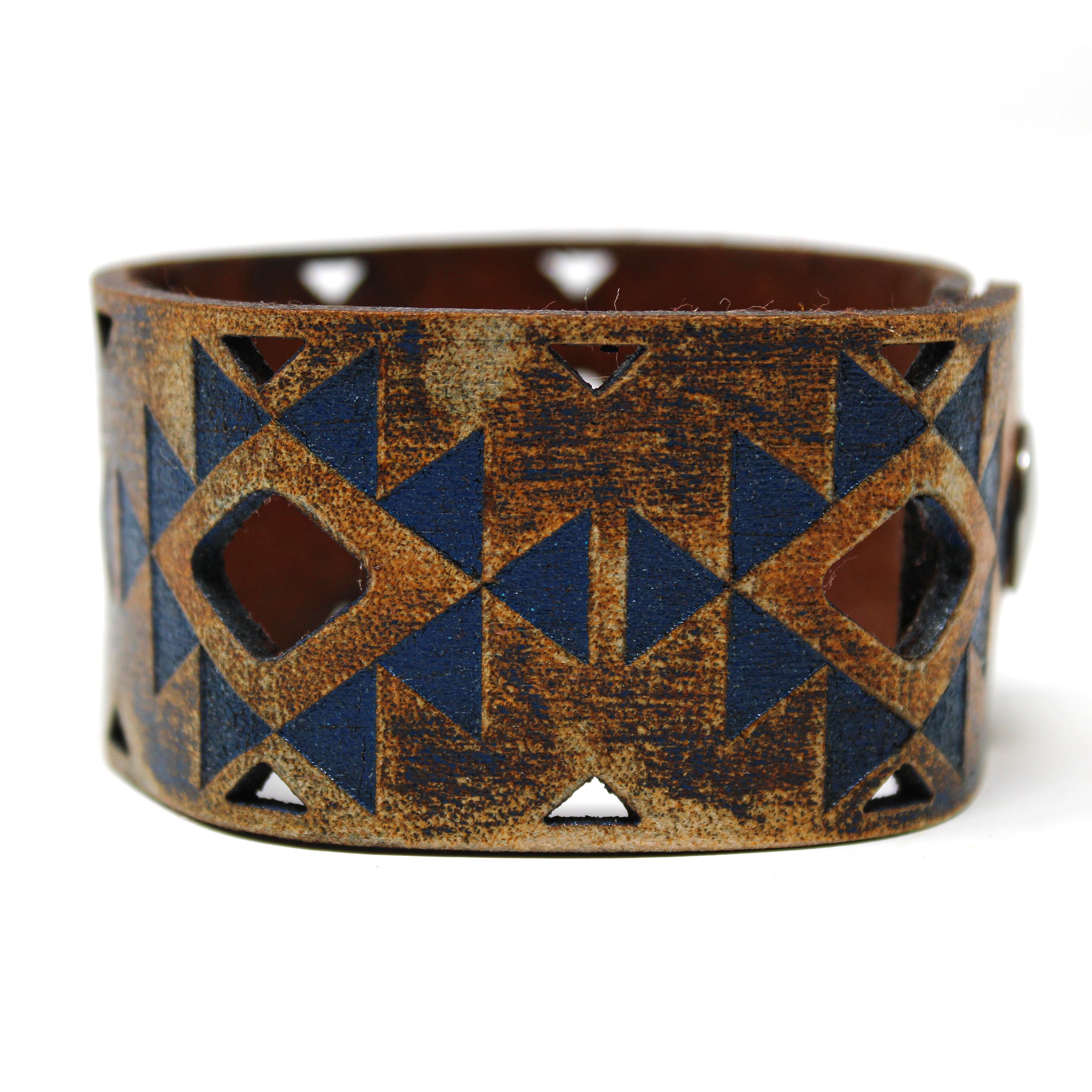 Women's Leather Bracelet - Geo Tribal