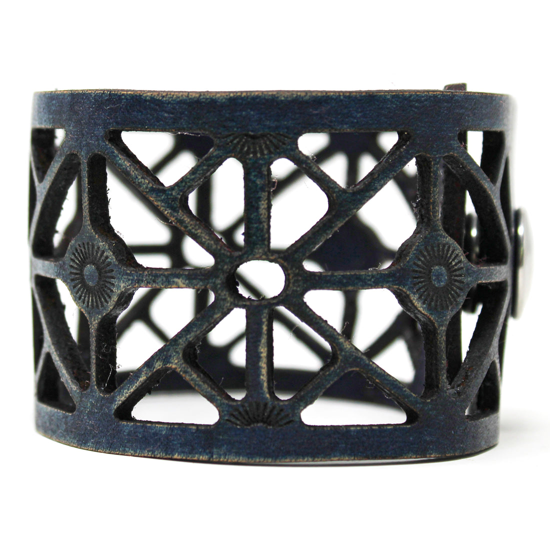 Women's Leather Cuff - Kaliedoscope