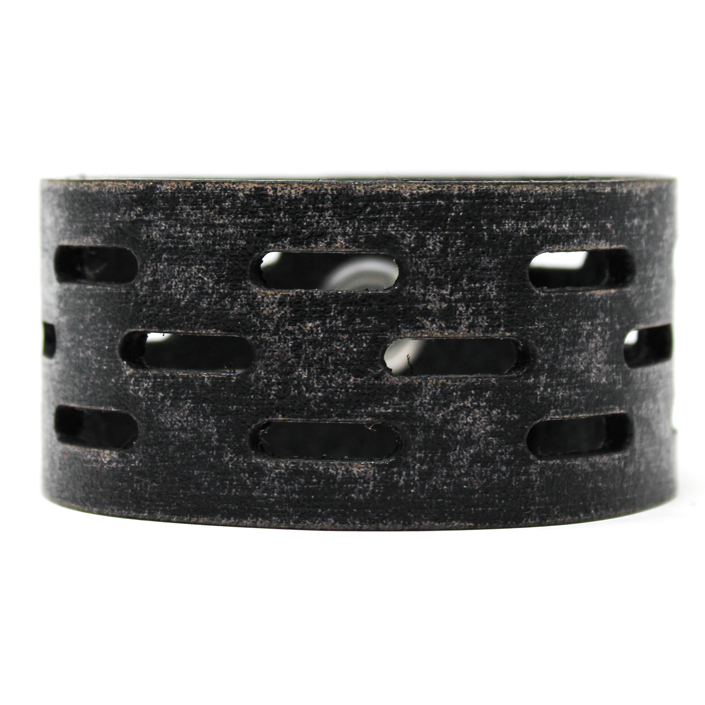 Brazalete de cuero unisex - Brazalete con marcas negativas