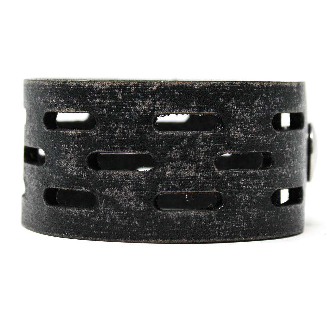 Brazalete de cuero unisex - Brazalete con marcas negativas