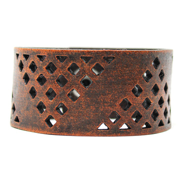 Women's Leather Cuff - Trinity Cut Cuff