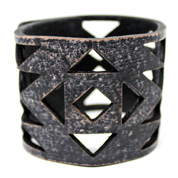 Women's Leather Cuff - Bold Tribe Cuff