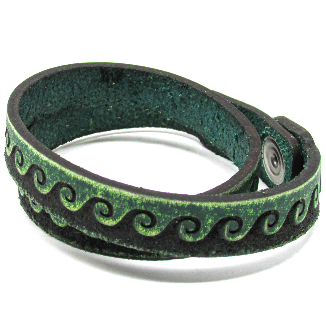 Women's Leather Wrap - Tidal Wave Wrap